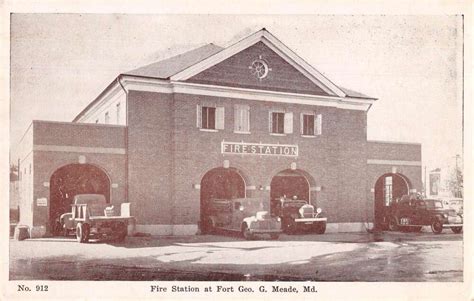 Fort George G Meade Maryland First Station Vintage Postcard Dd10469 Ebay