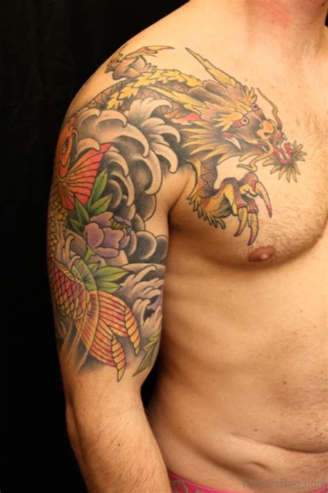 55 Classy Japanese Tattoos On Shoulder Tattoo Designs