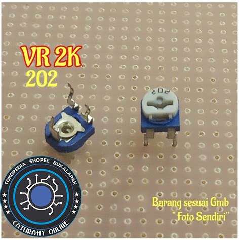 Jual Vr 2k Variable Resistor 202 Trimpot Trimmer 2 K Ohm Variabel