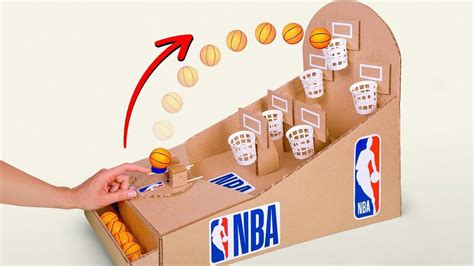How To Make Nba Basketball Board Game From Cardboard Diy At Home