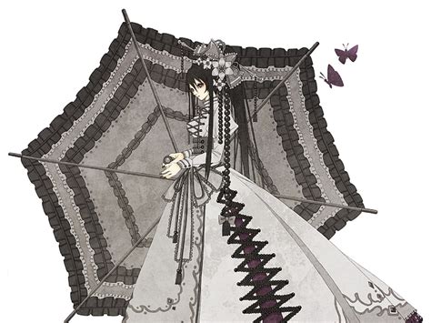 Free Download Hd Wallpaper Anime Girls Simple Background Umbrella