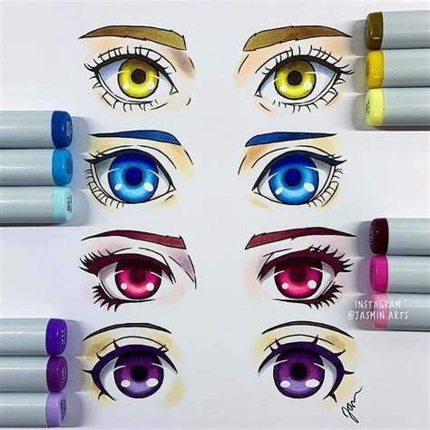 A Lot Of Manga And Anime Drawing Styles In 2020 Copic Marker Art
