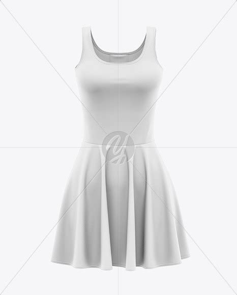 Skater Dress Mockup - Front View in Apparel Mockups on ...