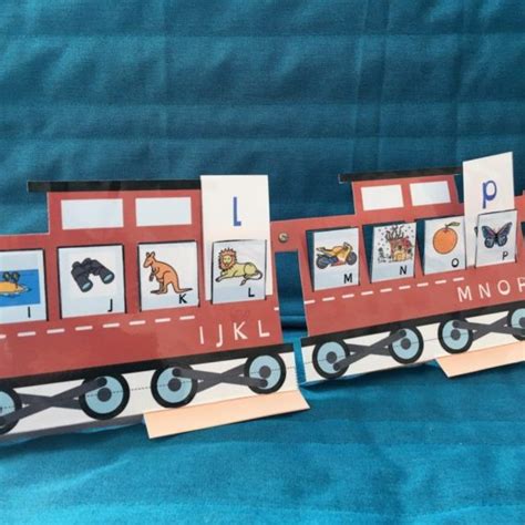 Le train de l’alphabet - Lire écrire compter