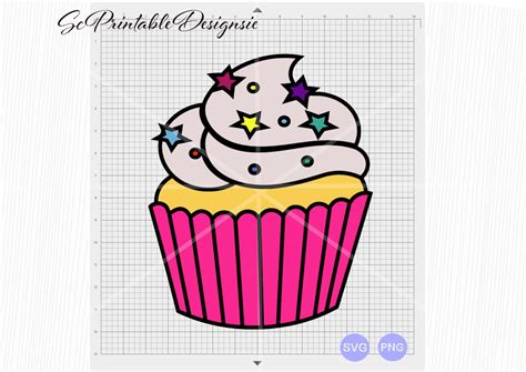 Cupcake Svg Cupcake Png Sweets Svg Clipart Circut Files Etsy Sexiz Pix