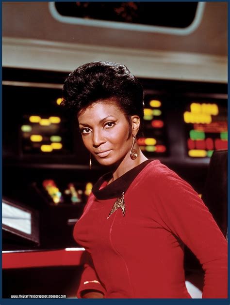 Nichelle Nichols As Lt Uhura In Star Trek Name