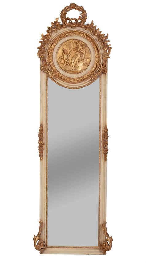 Get 5% in rewards with club o! Baroque Mirror Allegories Standing Gold Full Length Floor Antique | eBay