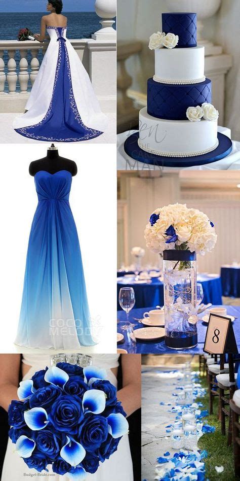 10 Best Royal Blue And Silver Wedding Images On Pinterest Blue Weddings