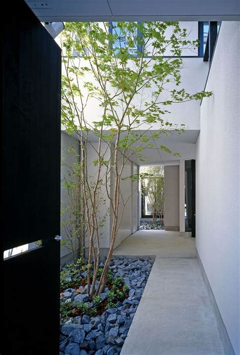 When you do not have any open space to utilize, you could just line up and arrange indoor plants in the corner of the living room, to create a small green indoor garden for the courtyard. 50+ courtyard garden Design Inspiration - The Architects Diary