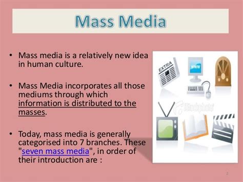 Role Of Mass Media In Agricultural Development