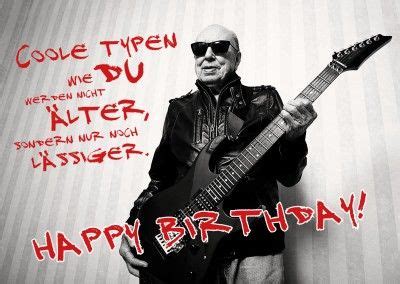 Ein bild sagt mehr als viele worte ist ein bekanntes es ist ein lustiges bild zum 37. cooler alter mann mit gitarre in lederjacke happy birthday ...