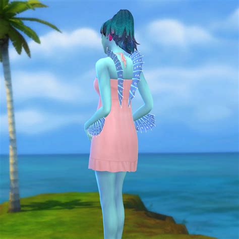 Zaneida And The Sims 4 — Mermaid Fins For Arms And Back Tattoo Texture