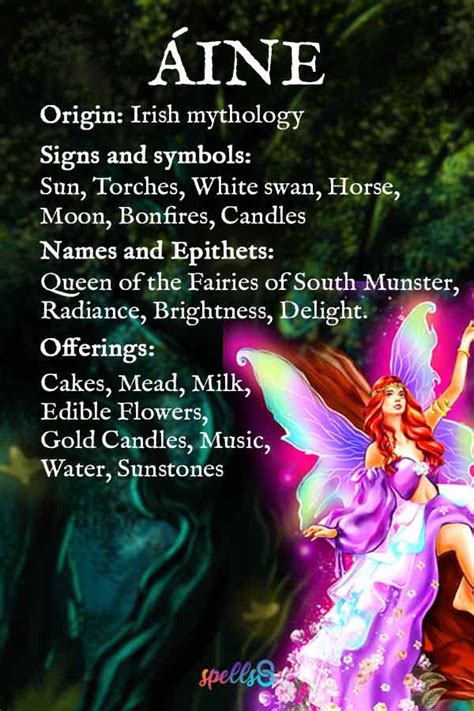 Áine The Goddess Of Fairies Symbols And Mythology 2023