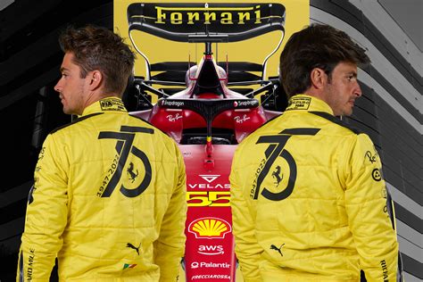 Yellow Added To Special Monza Anniversary Ferrari F1 Livery The Race