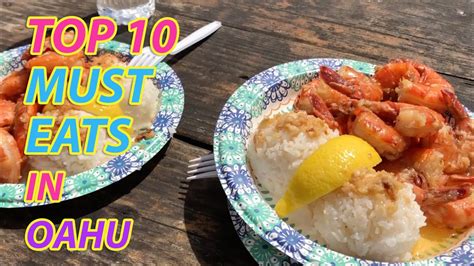 Best Places To Eat Top 10 Must Eats In Honolulu Waikiki Oahu Youtube