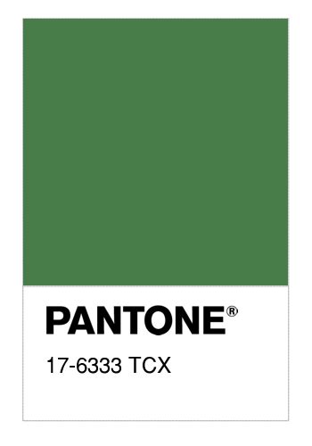 Colore Pantone® 17 6333 Tcx Mint Green Numerosamenteit