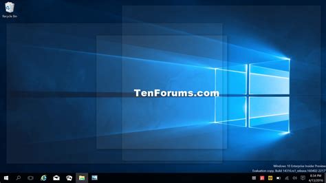 Turn On Or Off Peek At Desktop In Windows 10 Tutorials