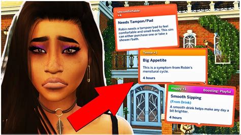 This mod focuses on adding more realism to the game! MAJOR Slice of Life Update // Period, Drinking & MORE UPGRADES // The Sims 4 Mods - YouTube