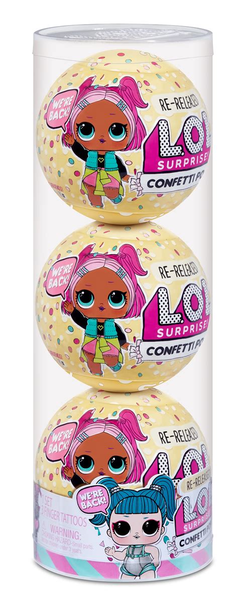 Lol Surprise 3 Pack Confetti Glamstronaut Great T For Kids Ages 4