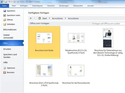 Lieber jakob, lieber peter ein herzhaftes dankeschön an das ok. Broschüren mit Microsoft Word gestalten - PC-WELT