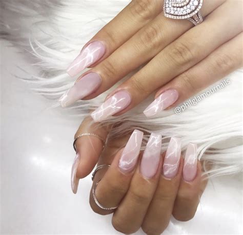 Rose Quartz Nails Nägel Inspiration Nägel Machen Lassen Nägel