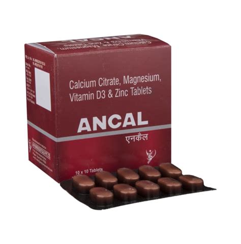 Ancal Tablet Buy Strip Of 10 Tablets At Best Price In India 1mg