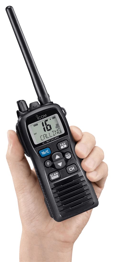 Icom Ic M73euro Professional Vhf Waterproof Handheld Radio