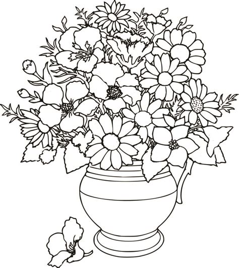 Abstract Flower Coloring Pages At Getdrawings Free Download