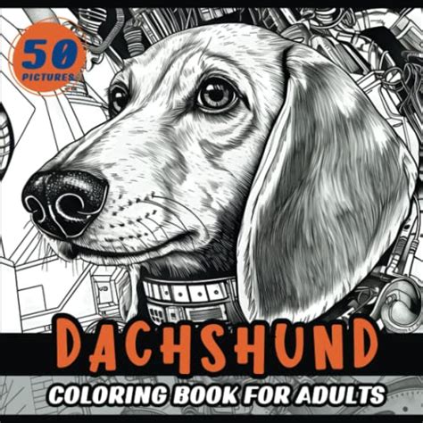 Dachshund Coloring Book For Adults A Beautiful Collection Of 50
