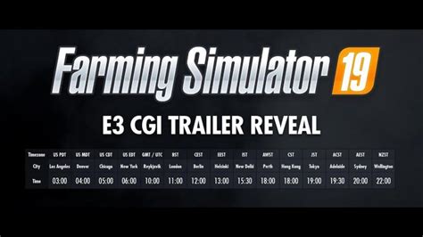 Farming Simulator 19 Full Cgi E3 Trailer Farming Simulator 19 Mods