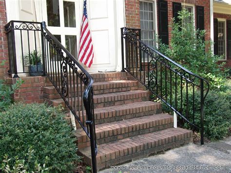 Iron Stair Railings Front Porch Wrought Iron Porch Railings For The U Install Price Mark Off