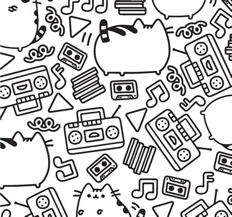 Free pusheen cat coloring pages. Pusheen Coloring Pages. Print Them Online for Free!