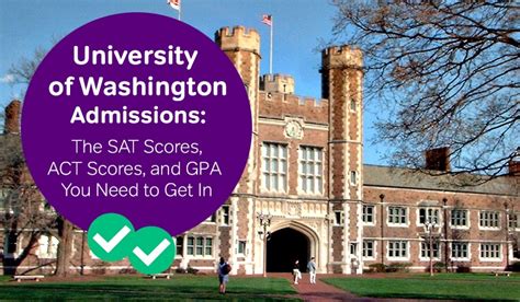 University Of Washington Admissions The Sat Act Scores