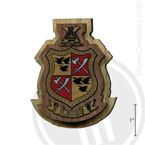 Delta Chi Large Raised Wooden Crest By Greek Creations