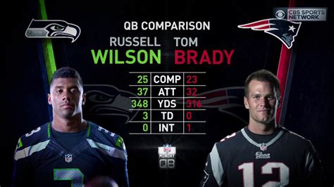 Nfl Monday Qb Russell Wilson Vs Tom Brady Youtube