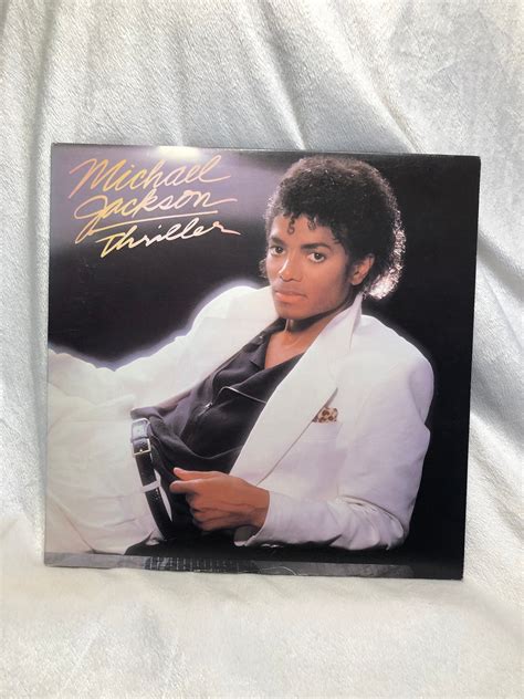 Vintage Michael Jackson Thriller Vinyl Record Album 1982 Release Canada