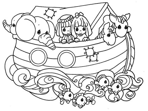 Noahs Ark Coloring Pages Printable Coloring Pages