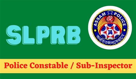 SLPRB Assam Police Recruitment 2023 Apply Online For 5563 Sub Inspector