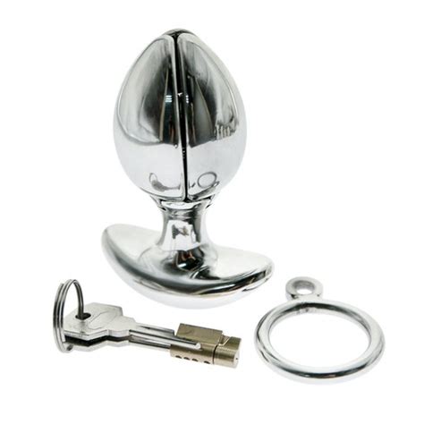 Locking Butt Plug For Anal Chastity Anal Lock Plug Etsy