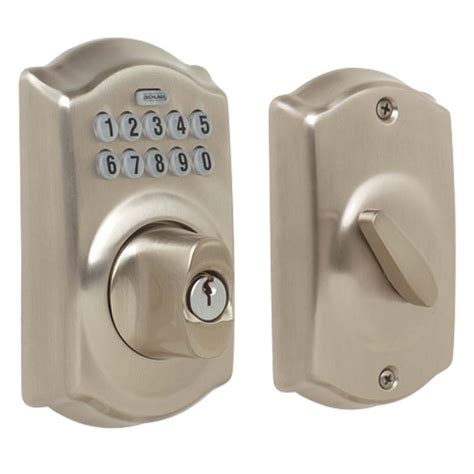 Schlage Camelot Single Cylinder Keyless Electronic Deadbolt And Reviews