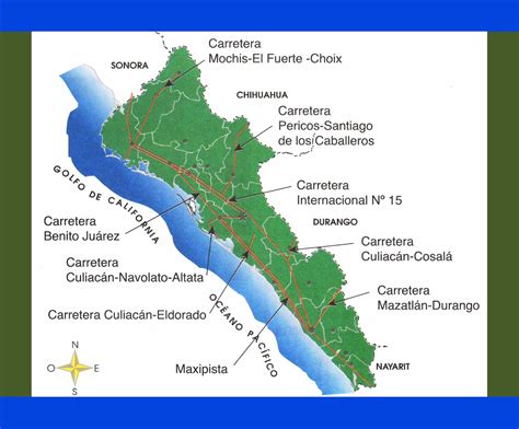 Mapa De Sinaloa