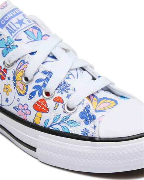 Converse Chuck Taylor All Star Butterfly Fun Shoe Youth White