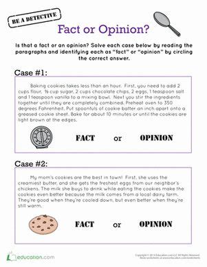 A collection of english esl worksheets for home learning, online practice, distance learning and english classes to teach about fact, or, opinion, fact or op. Facts vs. Opinions | Fact, opinion, Fact, opinion ...