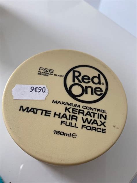 Red One Maximum Control Keratin Matte Hair Wax Full Force 150 Ml