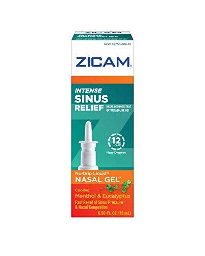 Zicam Intense Sinus Relief No Drip Liquid Nasal Spray With Cooling Menthol And 732216204001 Ebay