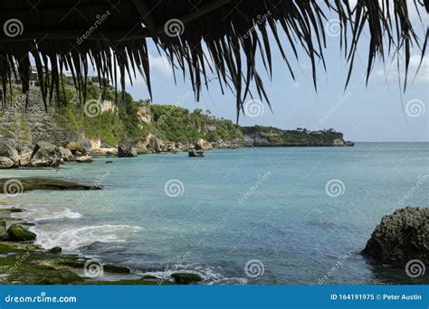 Beautiful Coastal Scenery Along The Bali Coastline Stock Image Image