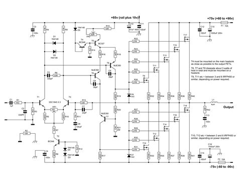 600w Mosfet Power Amplifier Amplifier Circuit Design