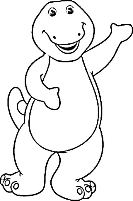 Barney And Friends Cartoons Free Printable Coloring Pages