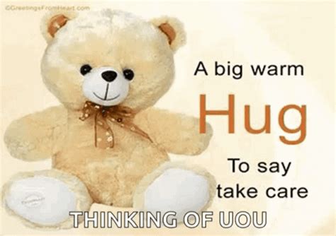 Cute Teddy Bear Sending You Big Warm Hug 