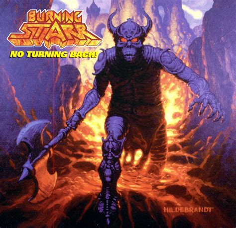 No Turning Back Reissue 1998 1986 Heavy Metal Jack Starrs Burning